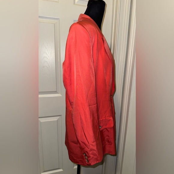 Silx by August Silk Vibrant Orange Blazer - Picture 5 of 6